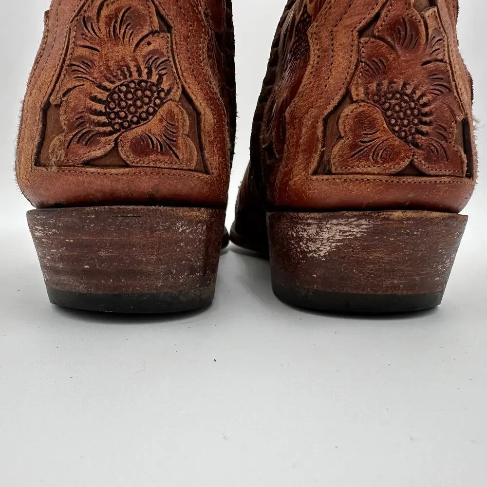 Old Gringo Mens Boots Tooled Size 6.5 D Made in Mexico